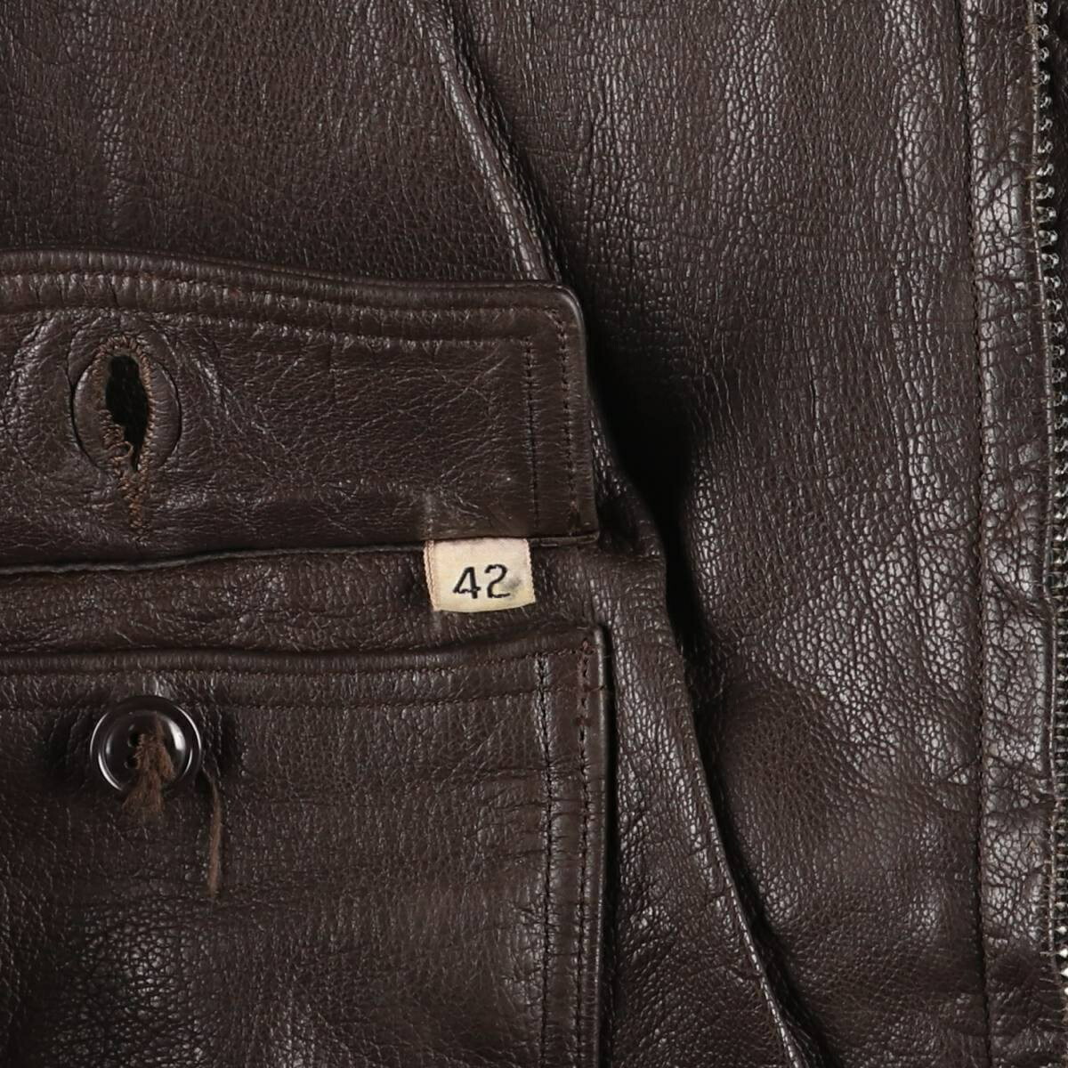 古着 50～60年代 RALPH EDWARDS SPORTSWEAR G-1 7823A U.S.NAVY レザー