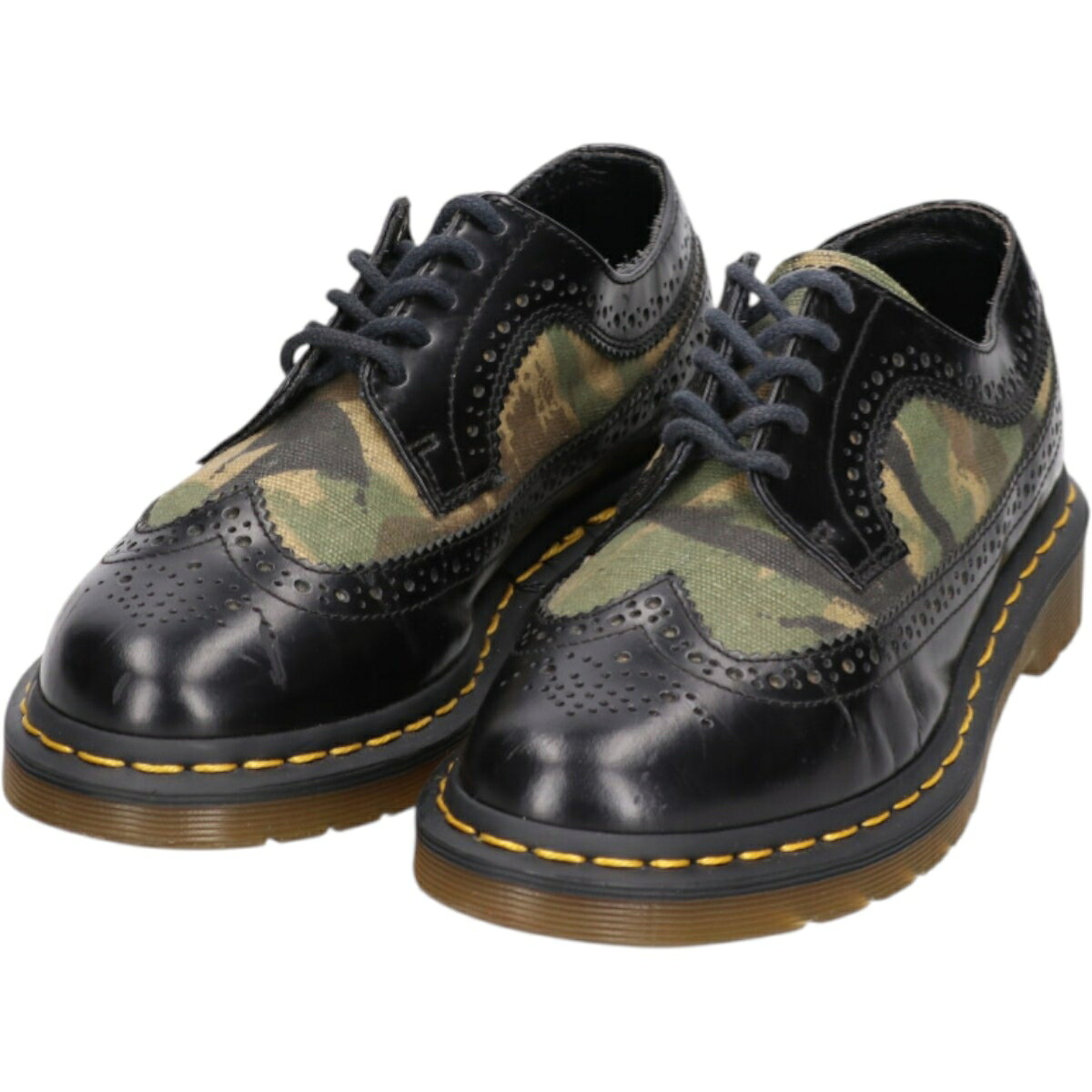 古着 ドクターマーチン Dr.Martens 迷彩柄 ウッドランドカモ