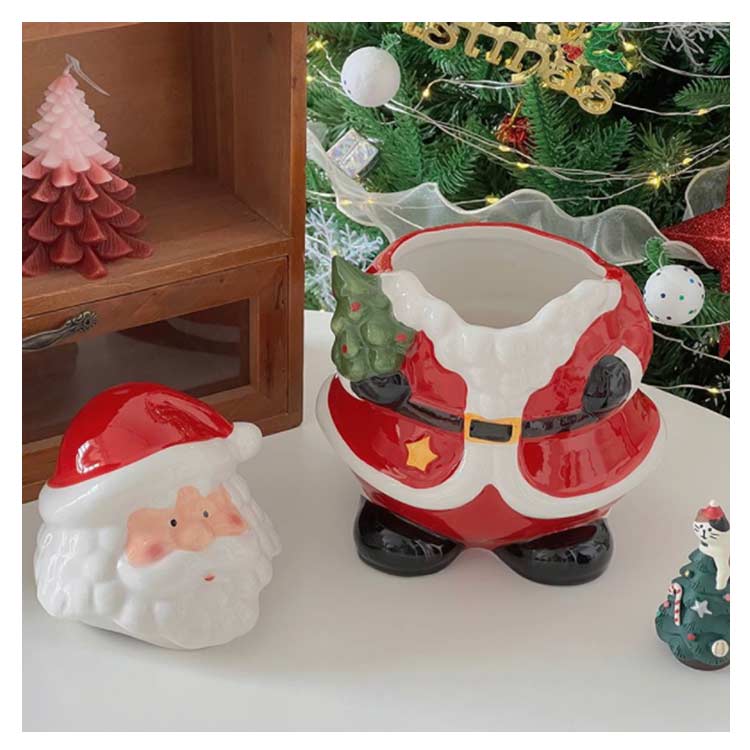 楽天市場】サンタクロース 装飾 置物 飾り 小物入れ 雑貨 陶器 小物