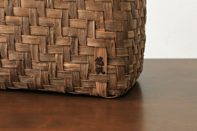 楽天市場】悠帆作やまぶどう籠(国産/網代編み/定番型/中サイズ)(約)幅