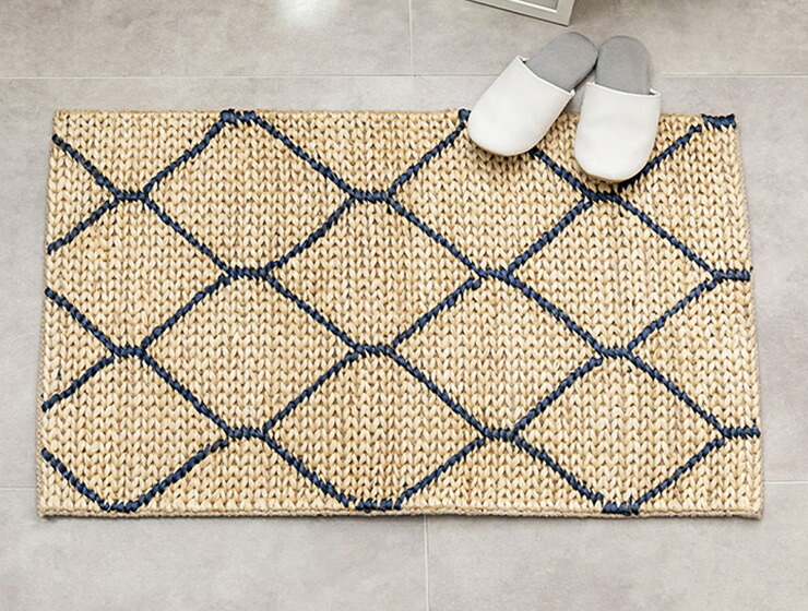 手織り ジュートラグマットモロッカン 60×90c ラグ・カーペット｜ラグ