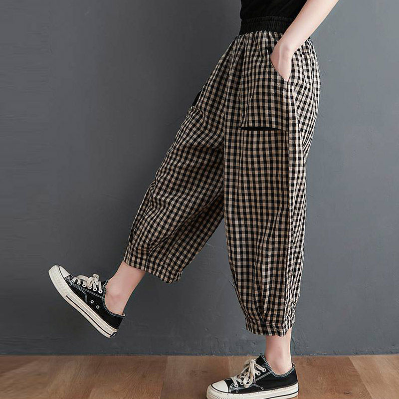 楽天市場】パンツ 7分丈 レディース 夏 バルーンパンツ 綿麻 サルエル