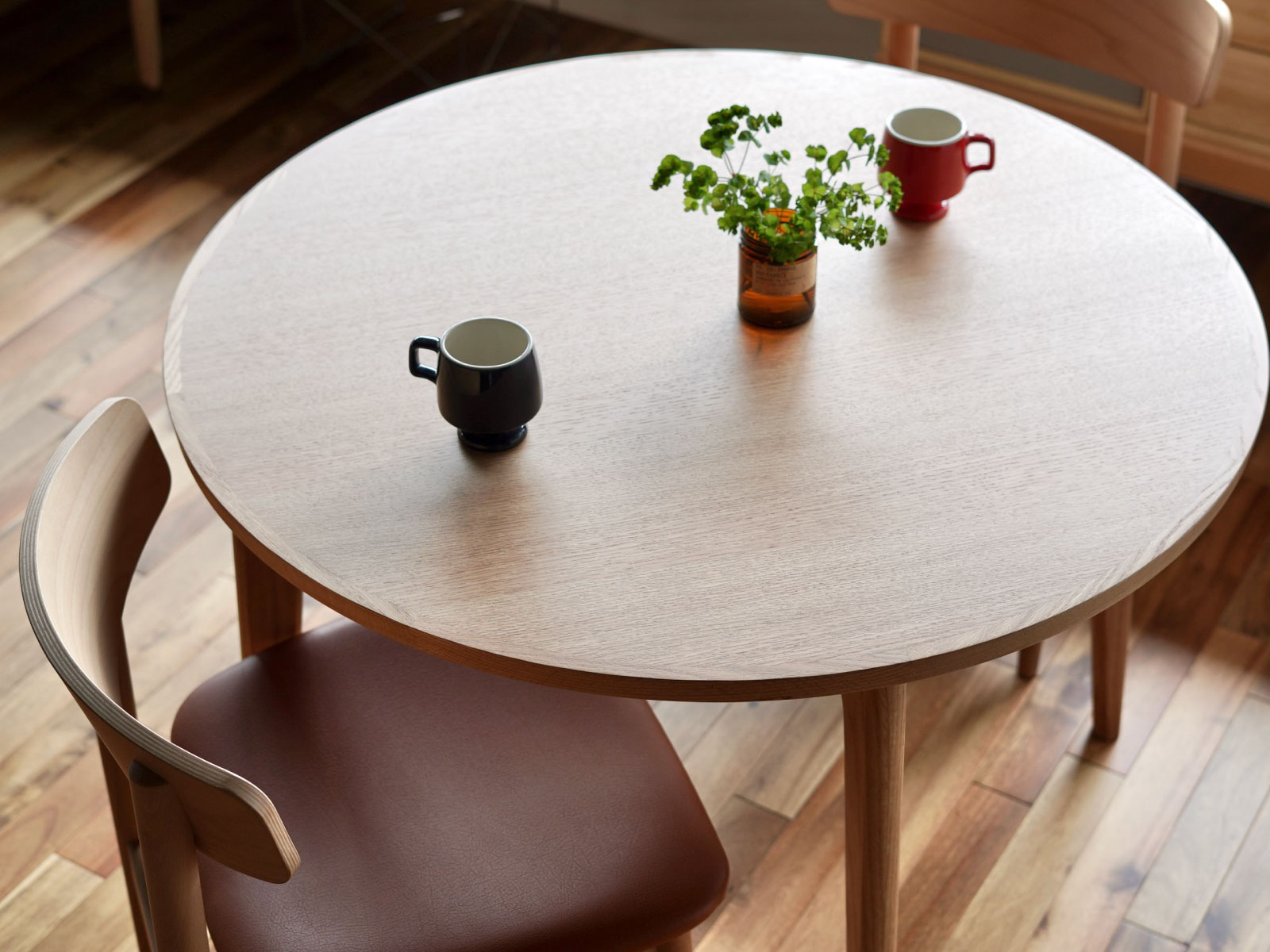 楽天市場】マルニ60+ ラウンドテーブル 80 オーク : 生成りな暮らしの