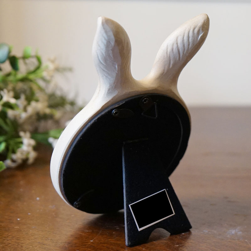 楽天市場】フォトフレーム 写真立て うさぎフォトフレーム ホワイトWH