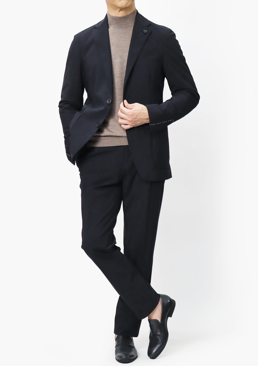 ラルディーニ / LARDINI / イージーウェア / EASY WEAR / 3B段返りワン