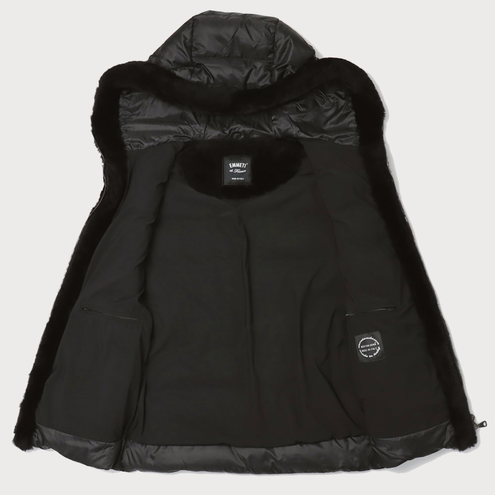 エンメティ / EMMETI / 切り替え ダウンベスト / ダウン × ムートン