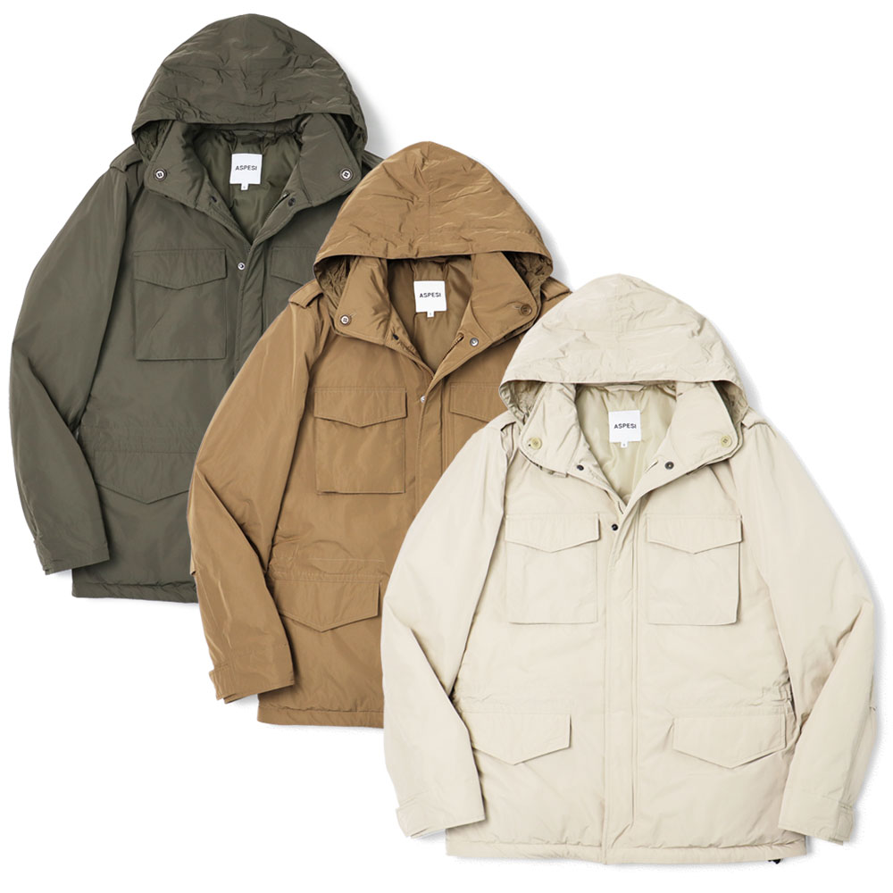 アスペジ / ASPESI / NEW MINI FIELD / M65型 ブルゾン / 機能性中綿