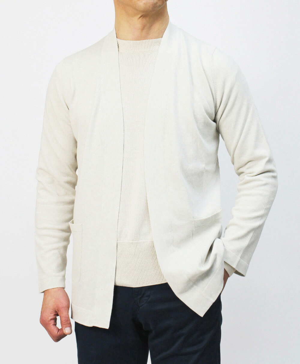 グランサッソ / GRANSASSO / luccicare別注 / ボタンレス カーディガン