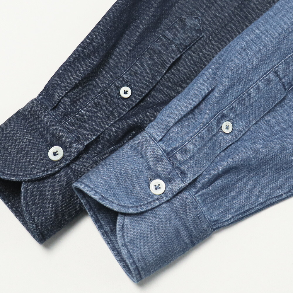 ジャンネット / GIANNETTO / カッタウェイ シャツ / コットン デニム