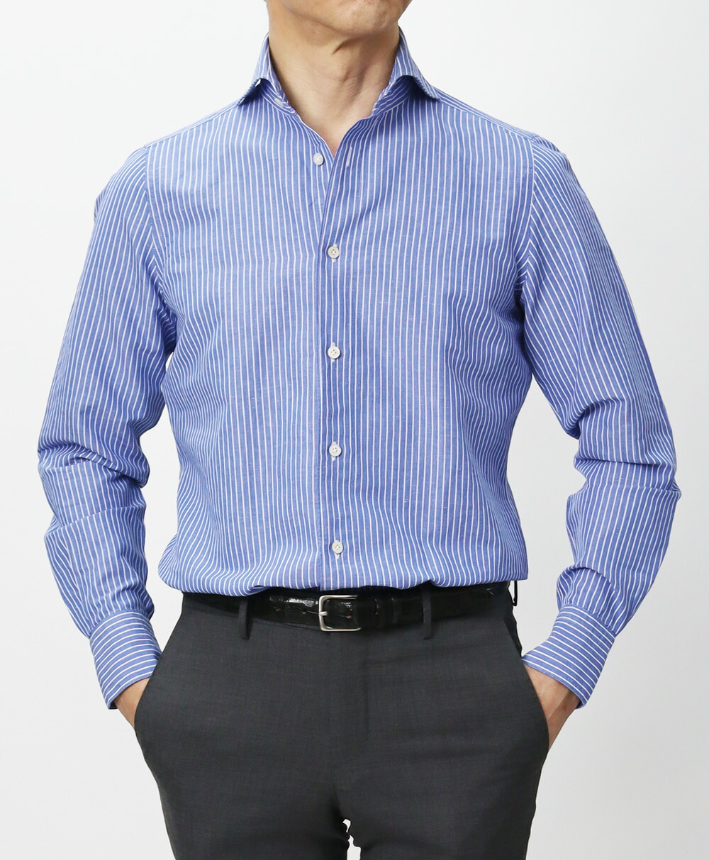 フィナモレ / Finamore / セルジオ / SERGIO / カッタウェイ シャツ