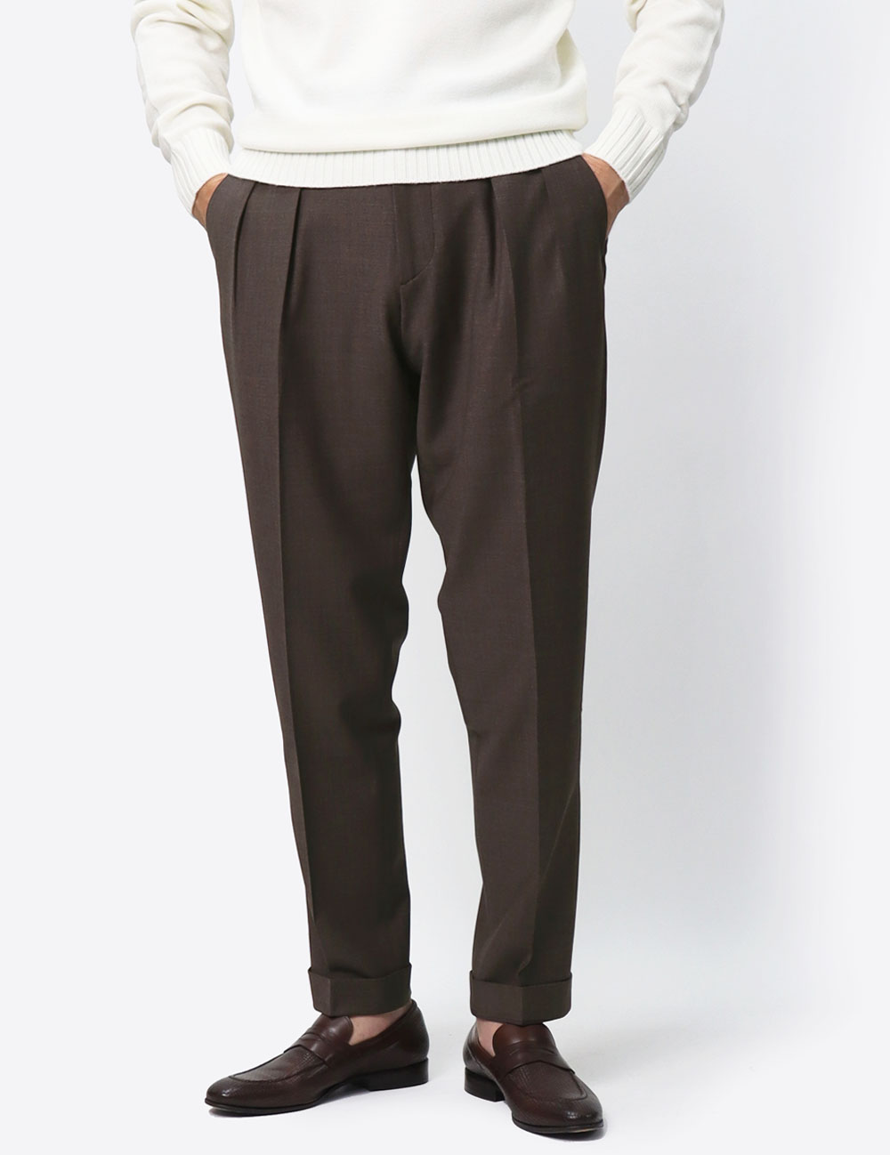 ベルウィッチ / BERWICH / スコッチ / SCOTCH / ツープリーツ パンツ