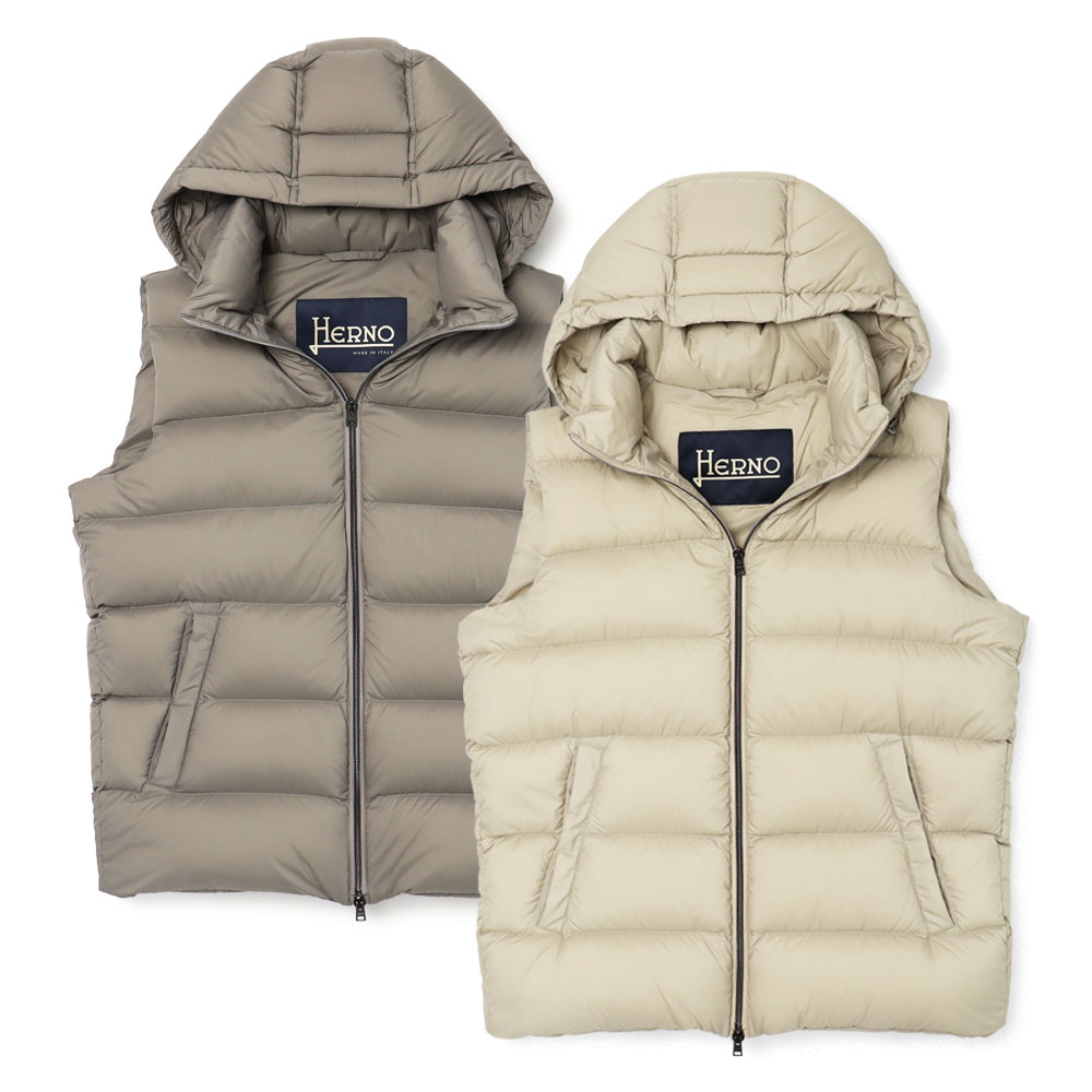 ヘルノ / HERNO / 軽量 超マットナイロン ダウン ベスト / ダウン