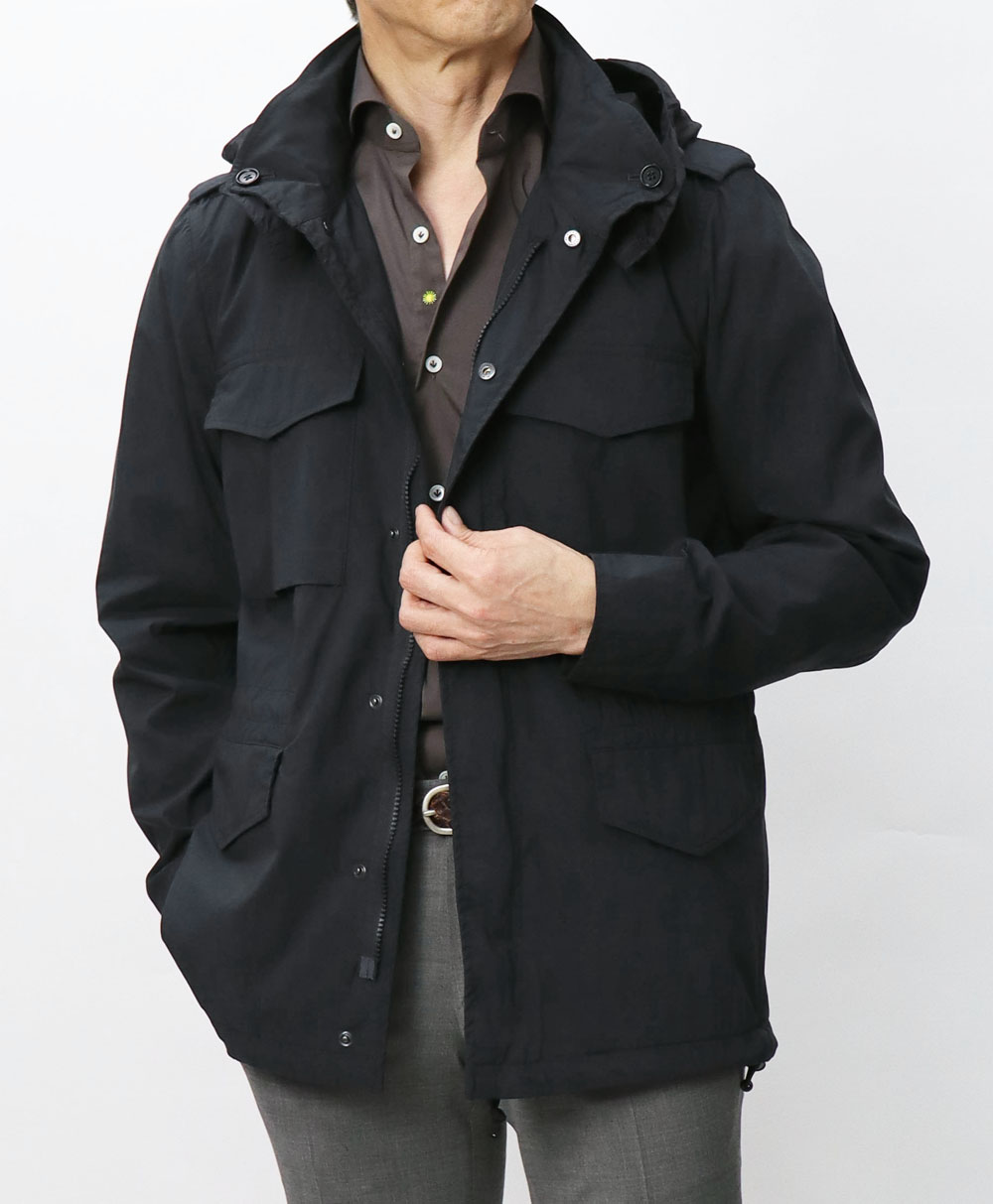 ASPESI アスペジ M65ミリタリージャケット 紺色 ブルゾン コットン