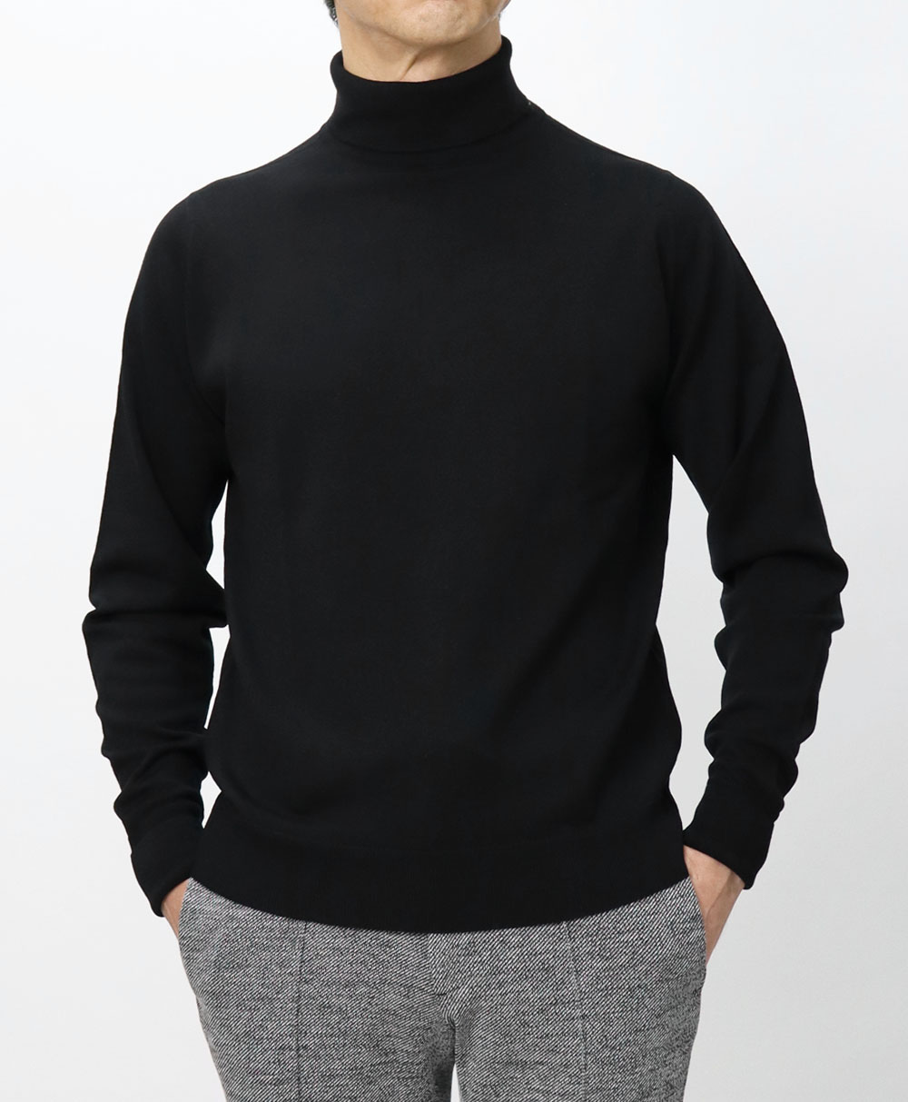 ジョンスメドレー / JOHN SMEDLEY / A4588 / タートルネック ニット