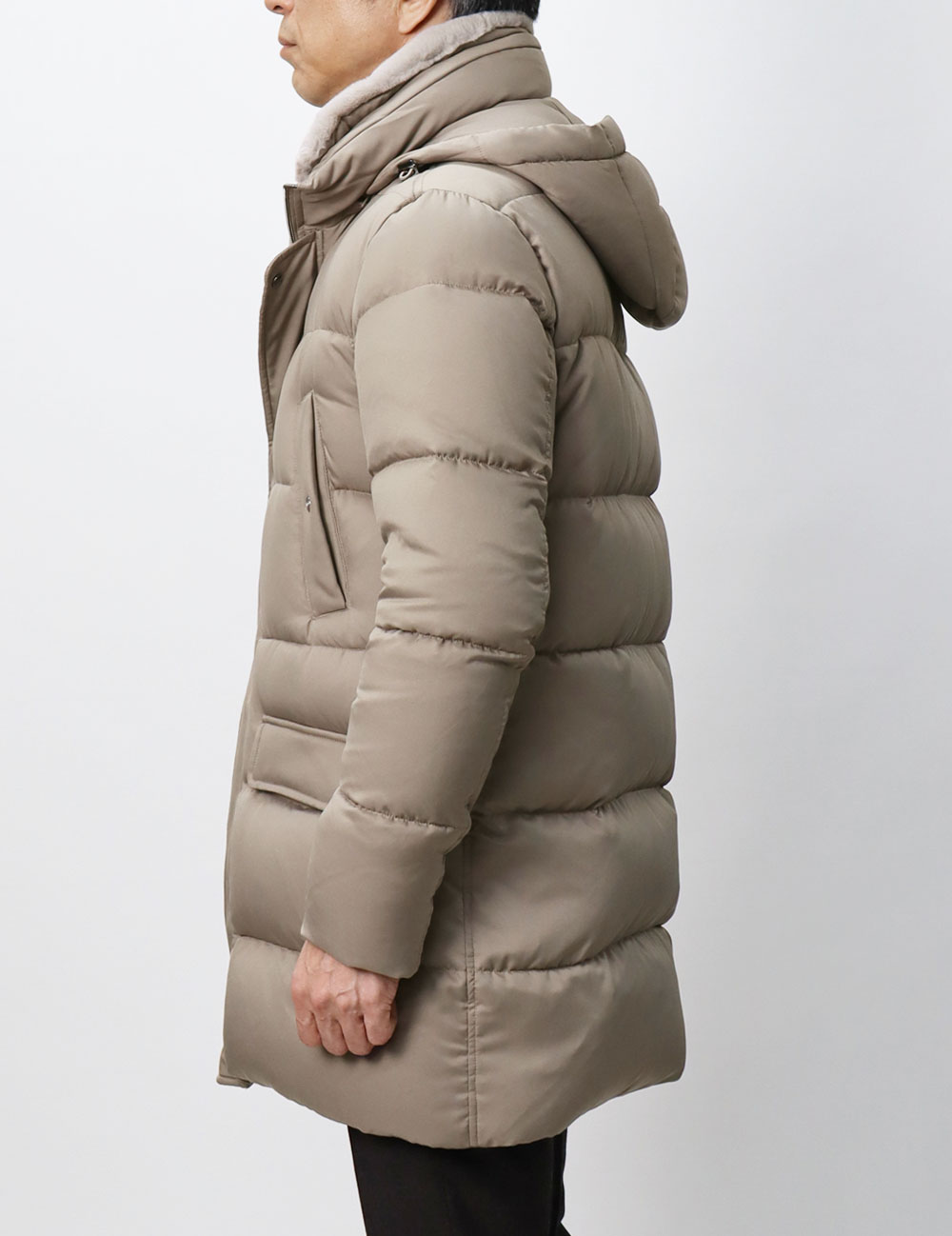 ヘルノ / HERNO / ダウン コート / N-3B型 / 襟ファー フーデッド