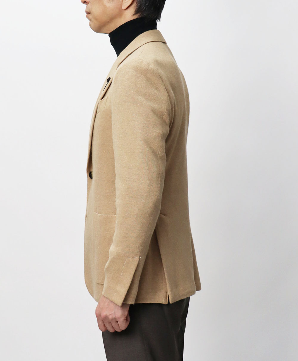 ラルディーニ / LARDINI / アルパカニット ジャケット / 2B 2Pシングル