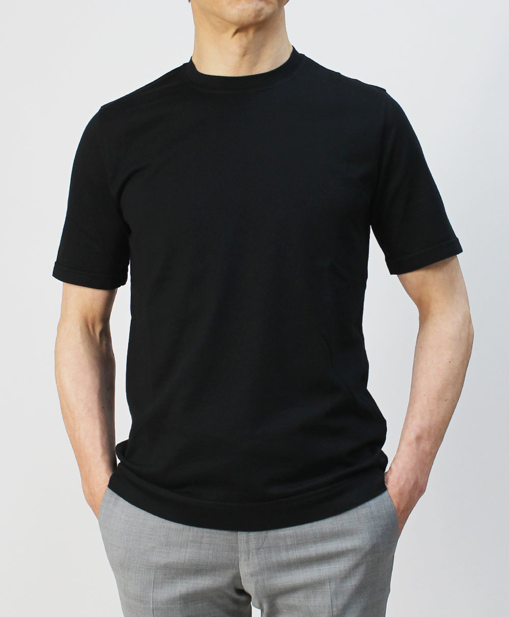 フェデリ / FEDELI / クルーネック Tシャツ / オーガニック ギザ