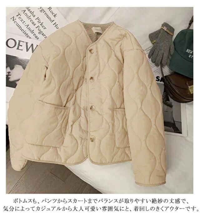 楽天市場】キルティングジャケット レディース 裏ボア ジャケット