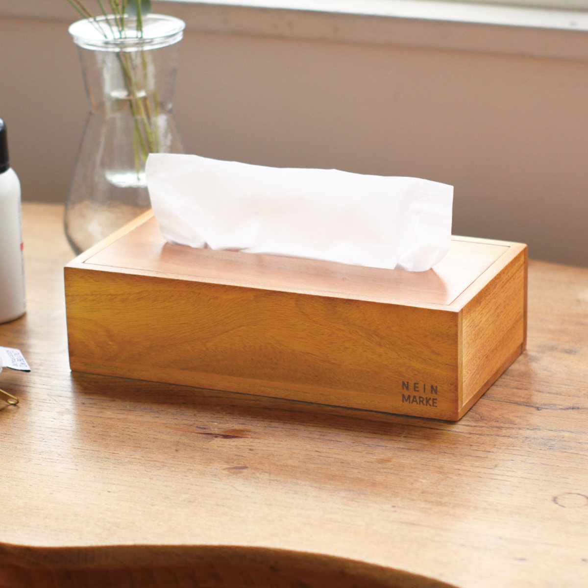 楽天市場】NEIN MARKE ティッシュケース マホガニー ソフトパック 天然