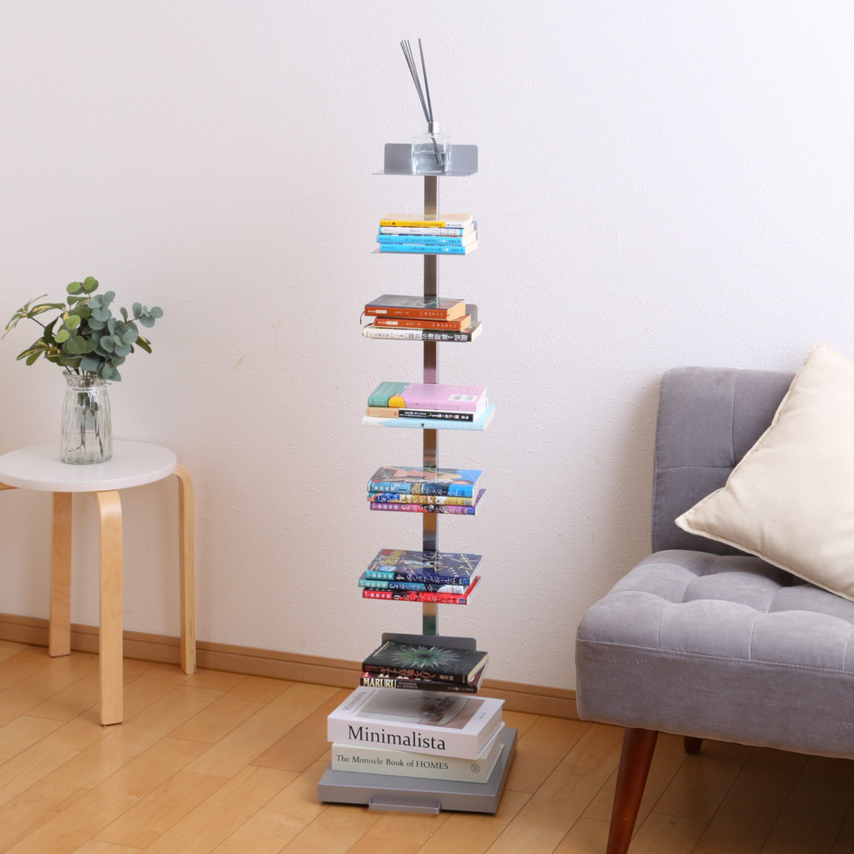 楽天市場】ブックタワー ハイタイプ 8段 高さ111.5cm 日本製 Tsum Dock