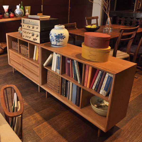 楽天市場】オープンシェルフ 2段 ラック 北欧風 天然木 TIMO 幅100cm