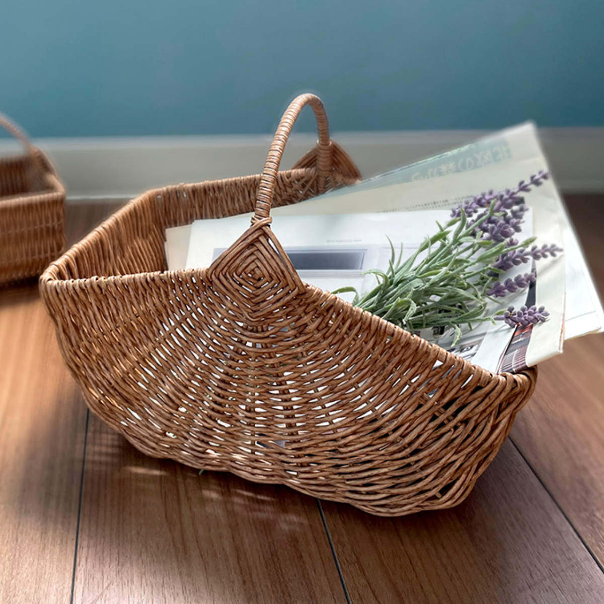 楽天市場】ワンハンドルバスケット 山型 トーク バルト （ バスケット