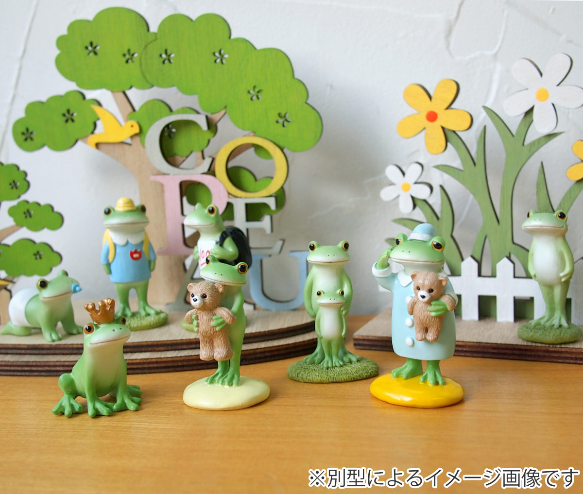 楽天市場】コポー 穴からカップル カエル 置物 （ Copeau 置き物