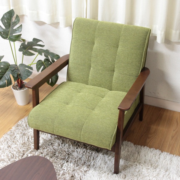 楽天市場】ソファ 幅65cm 一人掛け 1人用 ひじ掛け ファブリック 布