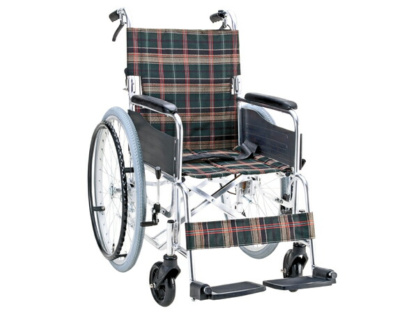 楽天市場】車いす 自走式 背折れタイプ 座面幅42cm 非課税 （ 送料無料