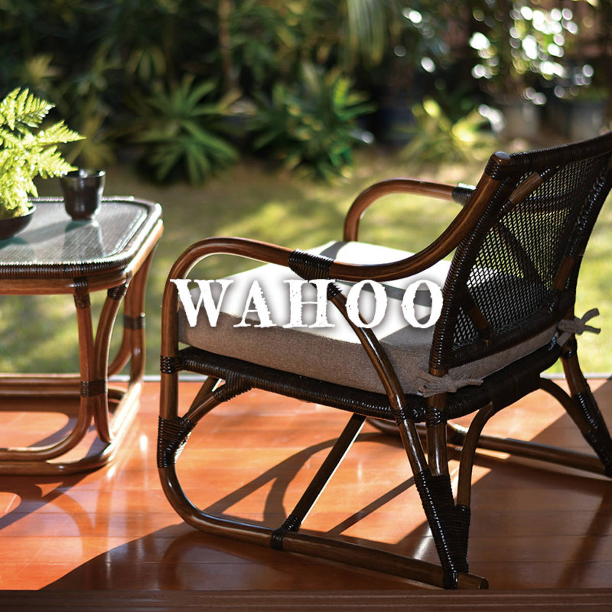 楽天市場】籐 アームチェア 座面高35cm ラタン家具 WAHOO （ 椅子 座椅