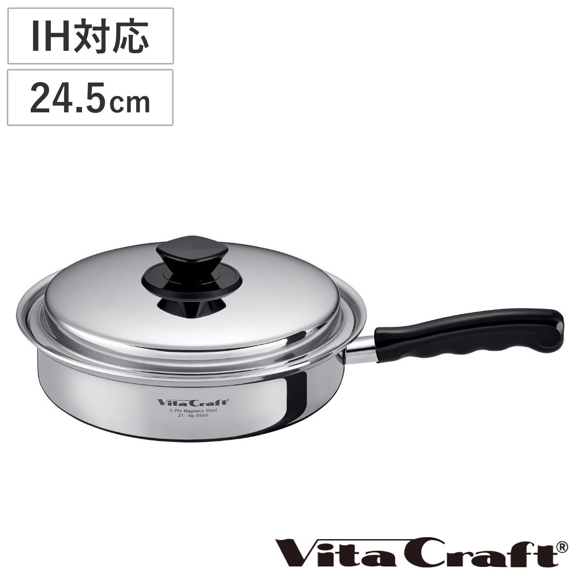 楽天市場】Vita Craft フライパン 27.0cm IH対応 Vシリーズ ステンレス
