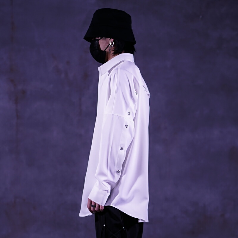 楽天市場】V系 シャツ メンズ レディース 長袖シャツ オーバーサイズ