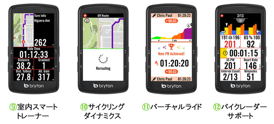楽天市場】ブライトン Rider S810 T (スピード・ケイデンス・心拍
