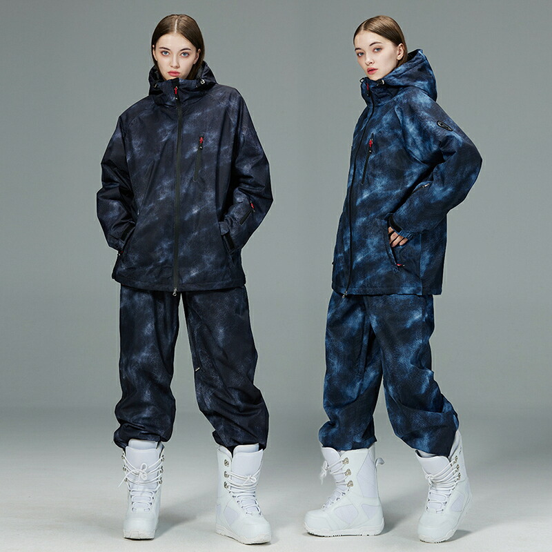 楽天市場】スキーウェア上下セットメンズ レディース スノーボード