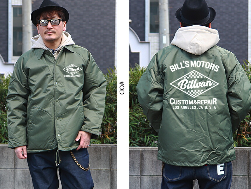 SALE】【冬物クリアランス】BILLVAN MOTORS 裏ボア・防寒 コーチ