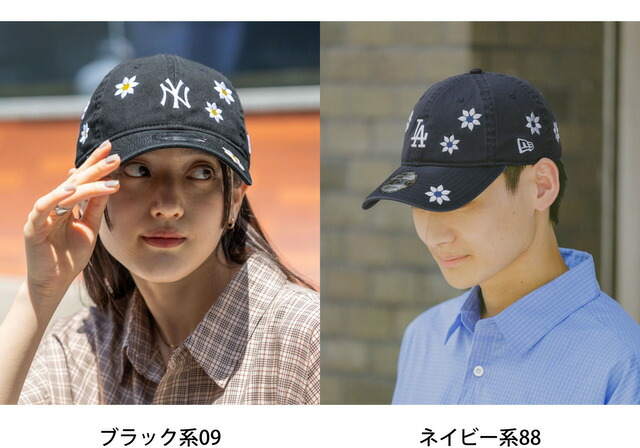 楽天市場】【NEW ERA/ニューエラ】別注/フラワー刺繍キャップ RAGEBLUE