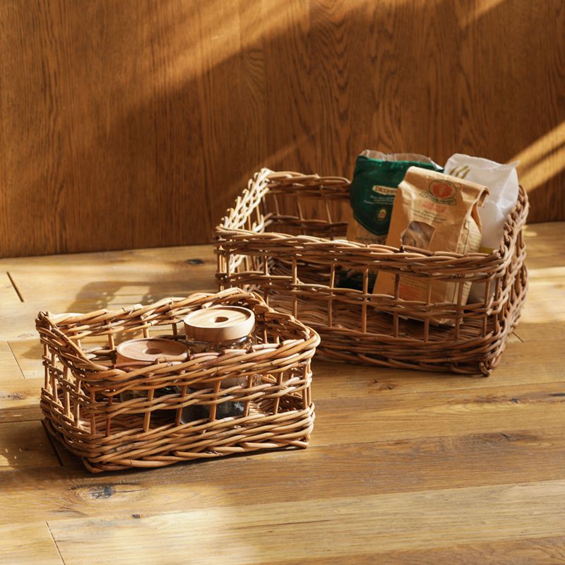 AUSTRALIA】アラログ 籐かご バスケット 大きなサイズ ヴィンテージ