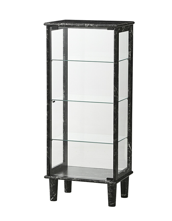 楽天市場】大理石風 コレクションケース ロータイプ ガラス