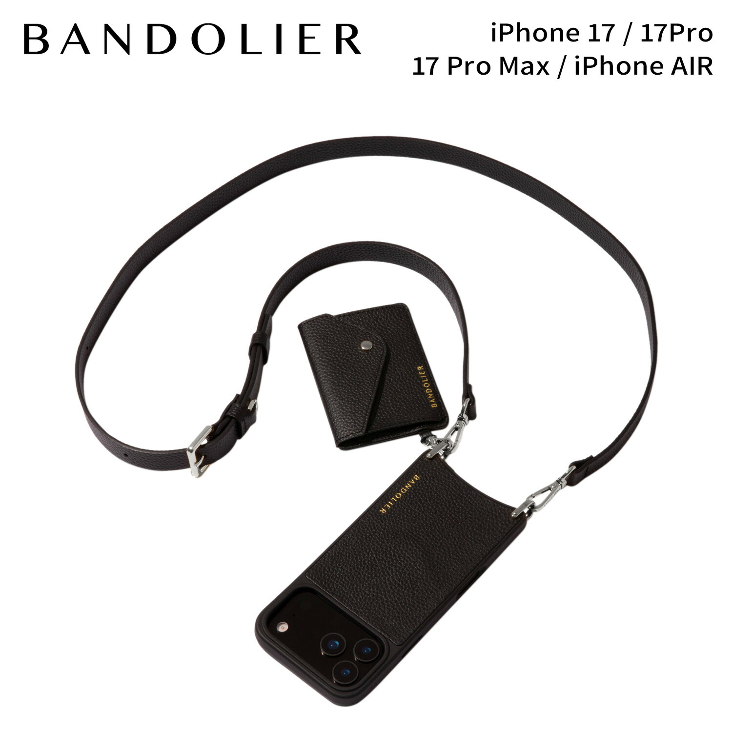 楽天市場】バンドリヤー BANDOLIER スマホショルダー iPhone17 17Pro