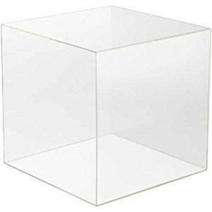 楽天市場】アクリル フィギュアケース 5面体 W100×D100×H50 透明