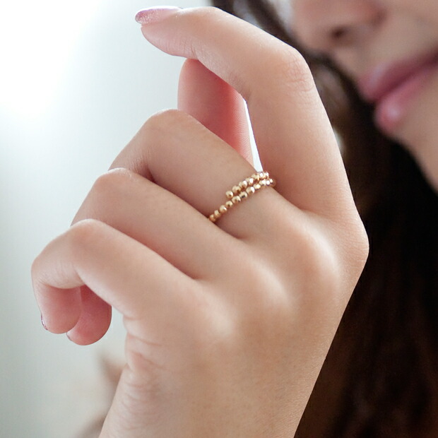 K18 ミラーボールスネークリング | Le Miroir - ジュエリーサロン