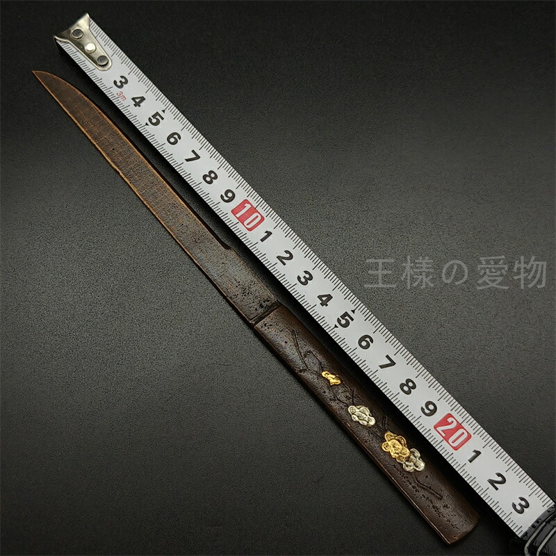 楽天市場】日本刀装具 小柄 桜の図 銅地 絵金銀 刀剣美術 刀装具