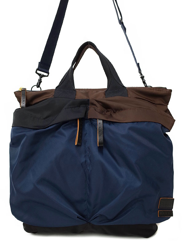 PORTER×MARNI】ポーター×マルニ『カラーブロック トートバッグ』メンズ