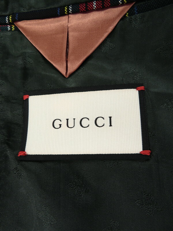 GUCCI】【イタリア製】【アウター】グッチ『チェック柄 テーラード