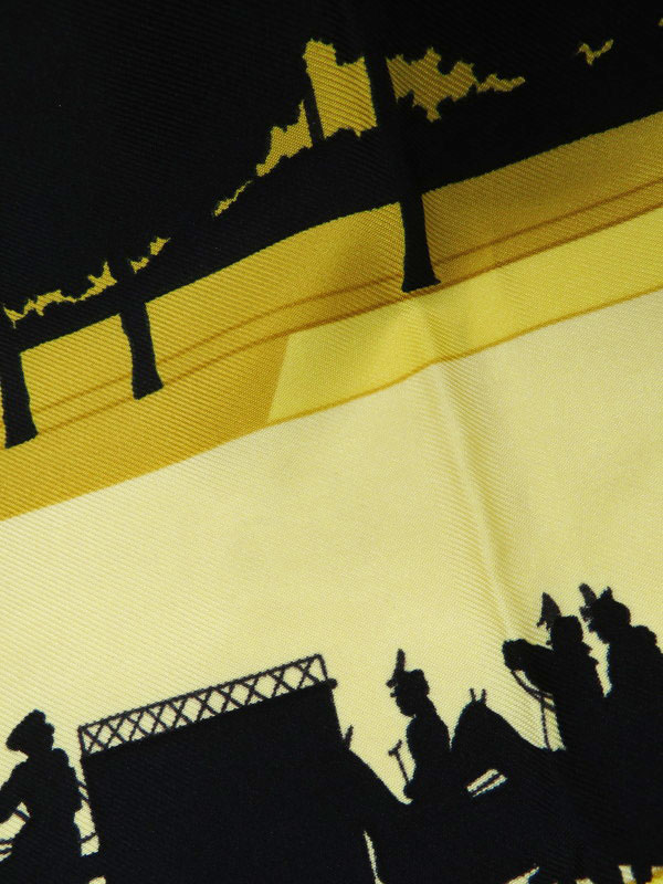 HERMES】【LES PONTS DE PARIS】【フランス製】エルメス『カレ90 パリ