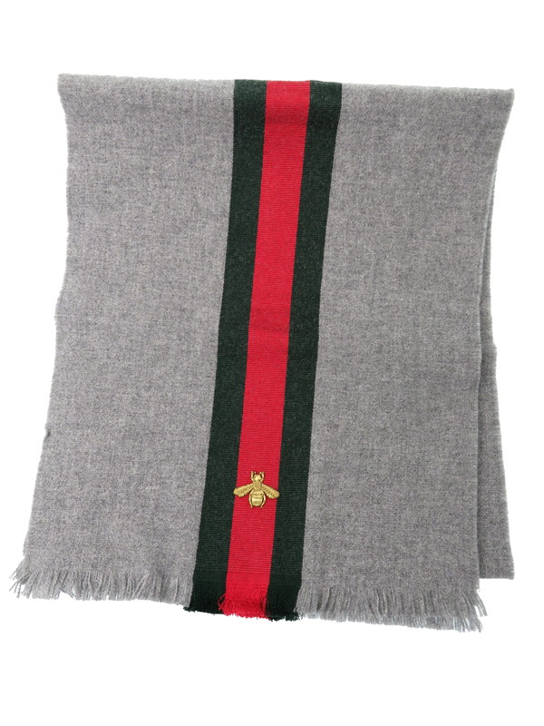 GUCCI】【シェリーライン】【BEE】【イタリア製】グッチ『マフラー