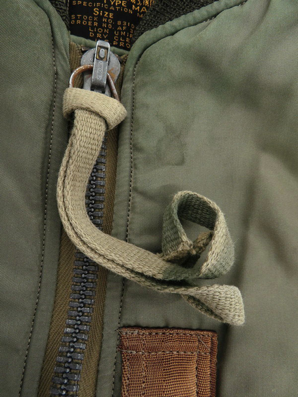 BUZZ RICKSON'S】バズリクソンズ『実名復刻 LION UNIFORM MA-1