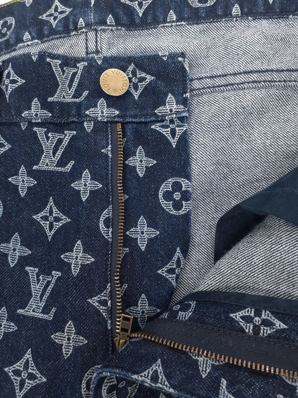 LOUIS VUITTON】ルイヴィトン『モノグラム ジーンズ size32』HFD11WGUO