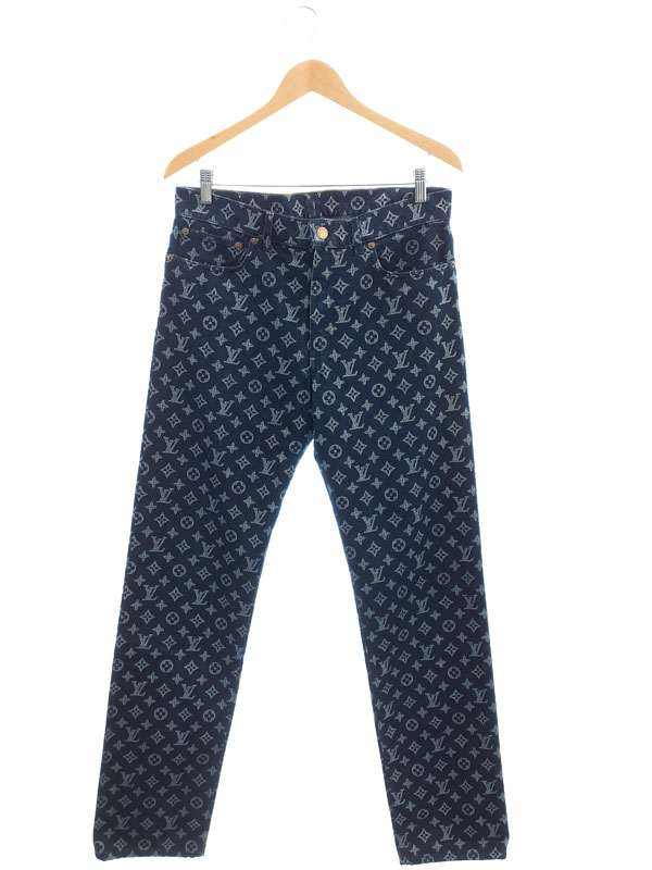 LOUIS VUITTON】ルイヴィトン『モノグラム ジーンズ size32』HFD11WGUO