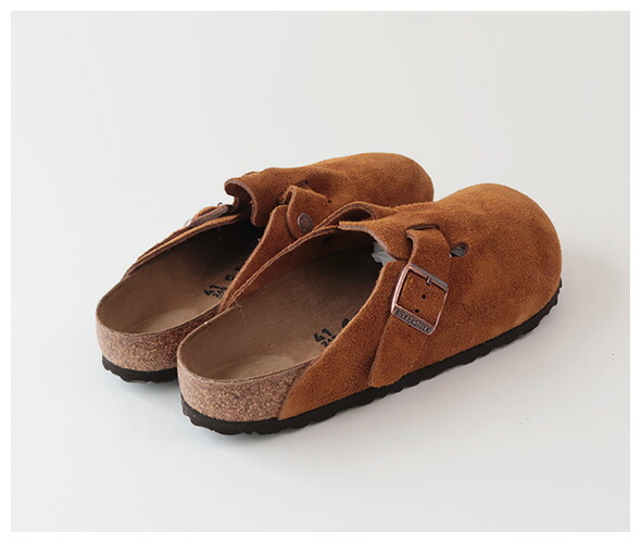 BIRKENSTOCK - Boston Suede Leather - MINK - MEN'S ビルケンシュトッ